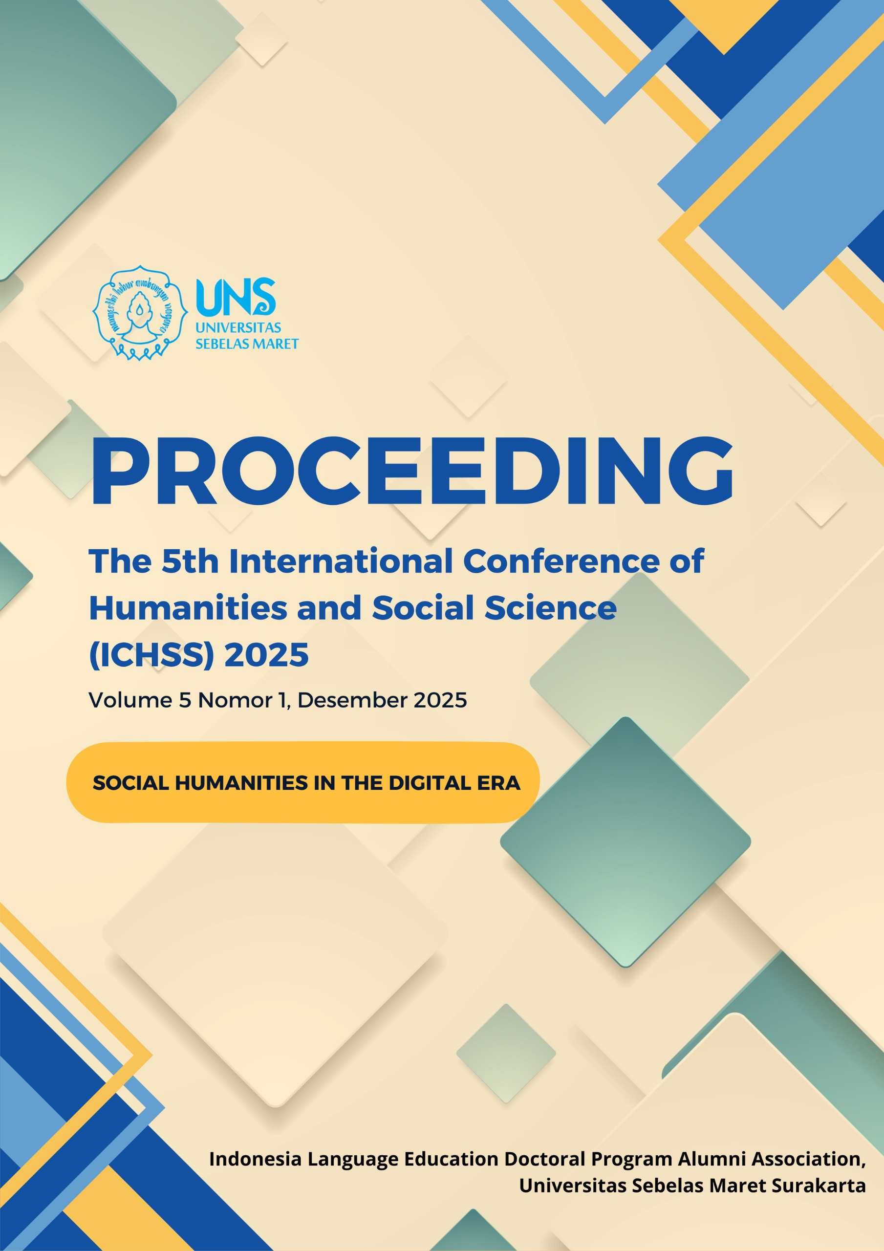 					View 2025: 5th INTERNATIONAL CONFERENCE OF HUMANITIES AND SOCIAL SCIENCE (ICHSS)
				